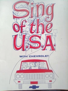 Sing of the USA With Chevrolet - Advertising Sheet Music 25  pages - Bild 1 von 5
