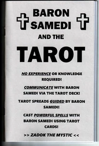 BARON SAMEDI AND THE TAROT book !!! SPELLS, SPREADS, COMMUNICATION! - Picture 1 of 1