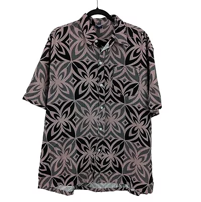 Camisa Urban Islander Hawaiana Abotonada Talla XXXL Floral Abstracta Preppy Informal Foto 1 de 4