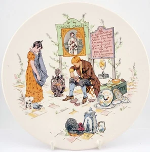 Beautiful Vintage Sarreguemines La Cruche Csssee ~ The Broken Vessel Plate - Picture 1 of 3