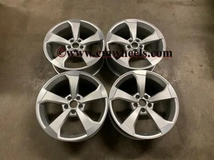 19" New RS3 CONCAVE Rotor Style Alloy Wheels Silver Machined Audi A4 A6 A8 - Picture 1 of 10