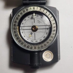 Vintage Wilkie West German Military Compass With Built In Level - Picture 1 of 10