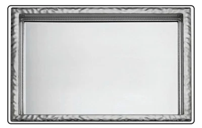 Reed And Barton Heritage Banded Bead Mirror Tray - Image 1 of 2