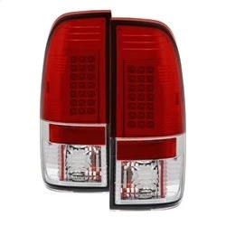 Spyder Auto 5003485 LED Red/Clear Taillights 97-07 Ford F-Series - Image 1 of 4