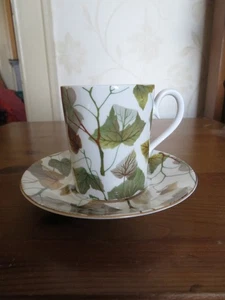 Vintage Royal Albert Springwood demitasse cup & saucer - Picture 1 of 7