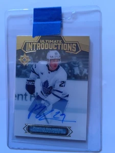 2023 UD ULTIMATE COLLECTION#UI-55 PONTUSHOLMBERG ROOKIE AUTO - Bild 1 von 2