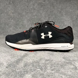 Zapatos de golf Under Armour HOVR Drive 2 para hombre 12 negro blanco con clavos 3023246-001 - Imagen 1 de 11
