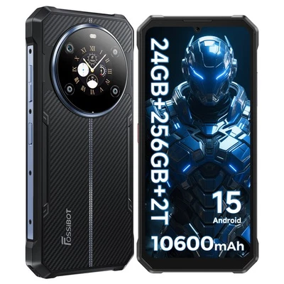 Smartphone FOSSIBOT F109S 4G Resistente Desbloqueado 24GB+256GB 10600mAh Android 14 NFC Foto 1 de 4