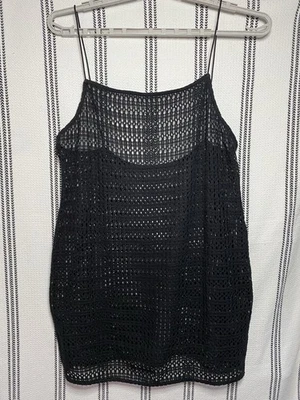 Ropa de playa de ganchillo negra H&M para mujer talla XL usada Foto 1 de 4