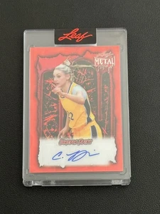 CAMERON BRINK 2025 LEAF METAL HALLOWEEN BLOOD AUTO LAVA RED 2/13 SP - Bild 1 von 2