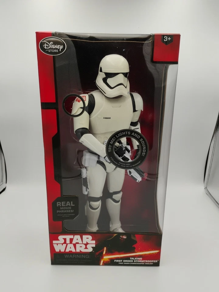 Говорящая фигурка штурмовика Disney Star Wars First Order 14 дюймов - работает - - Изображение 1 из 4