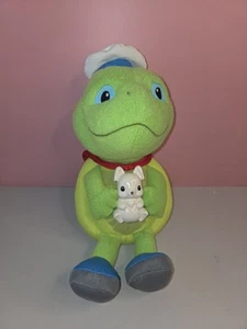 Wonder Pets Pals TUCK Turtle Plush Stuffed Animal Fisher Price Holding Bunny - Picture 1 of 13