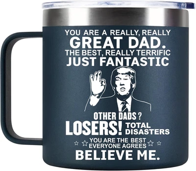 Christmas Funny Gifts for Dad Husband Men Him from Daughter Son Kids Wife - 14 O - Image 1 of 4