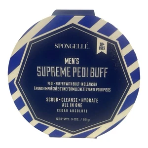 Spongelle Multi-Use Body Wash Infused Buffer - Mens Womens - Super Supreme Pedi - Picture 1 of 2