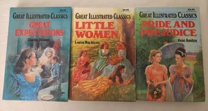 Great Illustrated Classics:PRIDE AND PREJUDICE,LITTLE WOMAN,GREAT EXPECTATIONS - Imagen 1 de 12