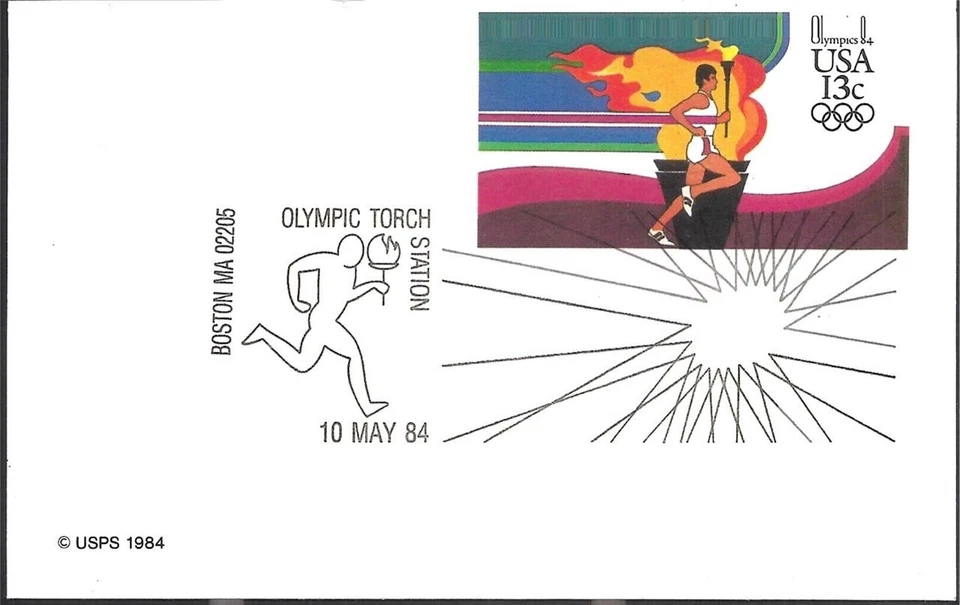 1984 OLYMPIC TORCH STATION Boston MA 10 May 1984 - Image 1 of 1