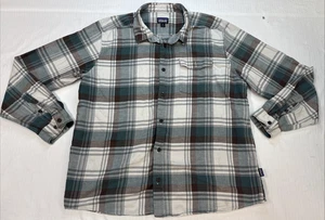Patagonia leichtes Fjord Flanell Hemd Style 54020 XL Bio Baumwolle kariert - Bild 1 von 8
