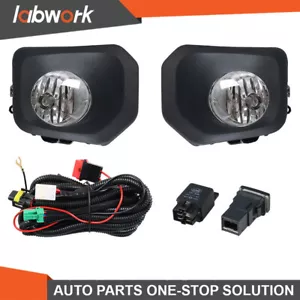 Labwork Fog Lights Lamps For 2016-2020 Toyota Tacoma SR SR5 w/Wiring Kit Clear - Picture 1 of 9