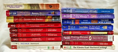 Harlequin Intrigue Suspense Paperback Novels Books Romance Collection Lot of 15+ - Image 1 of 2