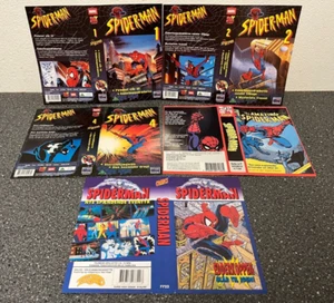 Lot of 5 Danish Spider-Man VHS Covers Only - Animated Series & Classic Episodes - Picture 1 of 13
