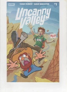 Uncanny Valley #1 B variante Tony Fleecs, casi nuevo 9,4, primera impresión, 2024, escaneos - Imagen 1 de 2