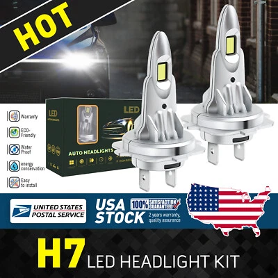 20000LM 6000k For Volkswagen Eos 2007-2016 H7 LED Headlight Bulbs Hi Low Beam - Изображение 1 из 4