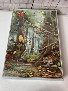 Vintage The Threatened Forest 1000 Pc Jigsaw Puzzle By David Quinn ~ Collectible - Picture 1 of 4