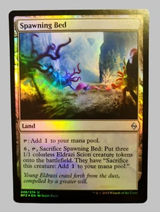 Magic The Gathering SPAWNING BED Uncommon Foil Battle For Zendikar 248/274 NP MT - Picture 1 of 9