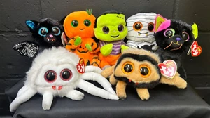 Ty Beanie Boos & Beanie Bäuche Halloween Konvolut 7 Plüschtiere - Bild 1 von 4