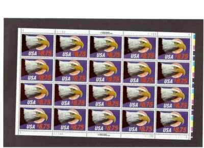 1988 Full Sheet $8.75 Stamp # 2394 Eagle in Flight MNH - Image 1 of 2