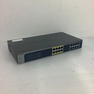 NETGEAR JGS516PE ProSafe Plus 16-Port Gigabit Ethernet Switch with PoE - Picture 1 of 9