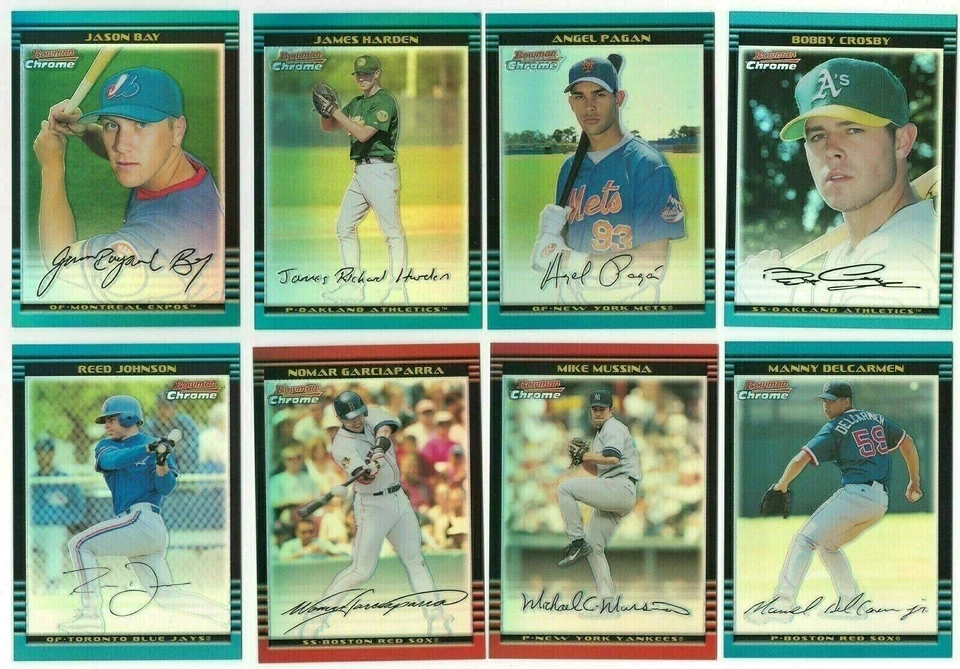 2002 Bowman Chrome REFRACTOR Parallel Single Cards /500 Rookie RC Ref Shortprint - Image 1 of 1