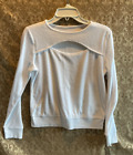 Tracy Anderson For Gilt Women's White Long Sleeve Terry Cloth Top Size Xs