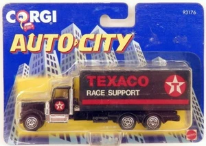 Corgi Auto-City Conventional Cab Texaco Race Support Cargo Truck (About 5") - Picture 1 of 2