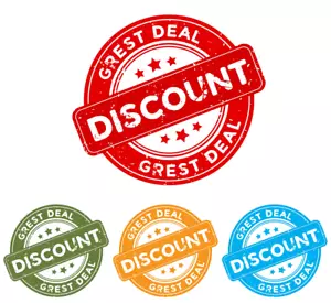 Discounted Sale Customised Round stamp Self-inking 43mm round Business Logo Name - Foto 1 di 1