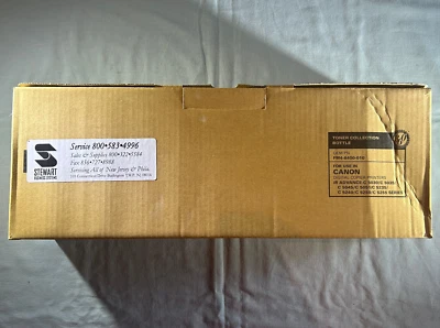 IMPRESORA COPIADORA DIGITAL CANON FM4-8400-010 ESTUCHE DE TÓNER DE RESIDUOS GENUINO NUEVO OEM EN CAJA Foto 1 de 4