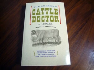Vintage PB Veterinary AMERICAN CATTLE DOCTOR G. Dadd Oxen Cows Sheep Swine - Picture 1 of 4