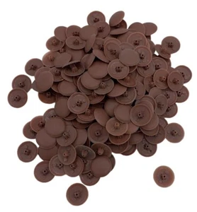 Bifix™ Wood Rose Brown Screw Pozi Phillips Cover Caps Snap-On 6-8g Pz2 Ph2 Push - Picture 1 of 3