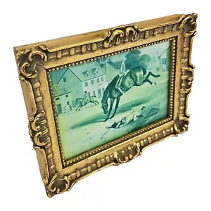 Vintage Horse Racing Oil Painting Equestrian Steeplechase Jockey William Tasker - Picture 1 of 9