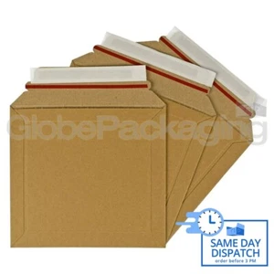 5x buste rigide in cartone robusto taglia 'CD' 180x180mm - SPEDIZIONE STILE AMAZON - Foto 1 di 6