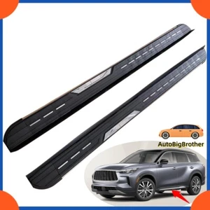 Fits Infiniti QX60 2022 2023 Running Boards Side Steps Nerf Bar Protector Pedal - Picture 1 of 7