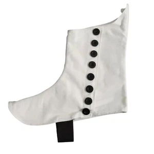 Spats blancas con botones negros - Polainas Highland Dress Pipe Band - Imagen 1 de 3