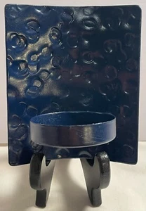 Kerzenhalter dunkelblau zum Aufhängen 4x5 - Bild 1 von 4