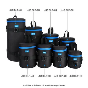 JJC Waterproof Deluxe Lens Pouch Bag with Shoulder Strap for DSLR Camera Lens - Picture 1 of 86