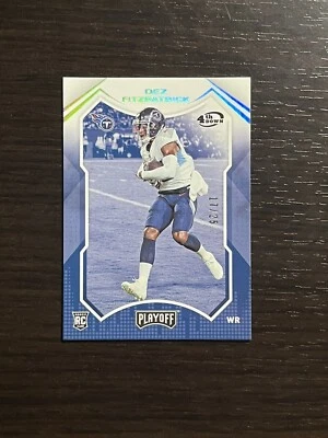 2021 Panini Playoff 4th Down /25 DEZ FITZPATRICK Rookie RC Card #230 Titans - Image 1 of 2
