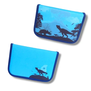 Schüleretui 30 tlg Federmappe Federtasche Etui Mäppchen gefüllt Motiv: Dino - Bild 1 von 2