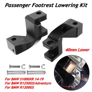 Sozius Fußrasten Tieferlegung Für BMW R1200GS LC/R1250GS 40mm Footpeg Relocation - Bild 1 von 23