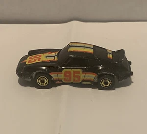 Vtg 1974 Hot Wheels Porsche P-911 Black #95 Racer Blackwall Gold Rims Hong Kong - Picture 1 of 6