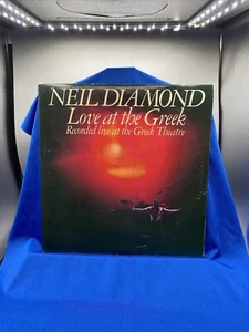NEIL DIAMOND Live At The Greek Dbl LP EX  1977 Robbie Robertson - Imagen 1 de 4