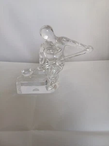 Lovely Swedish Crystal Ice Hockey Player - Picture 1 of 7